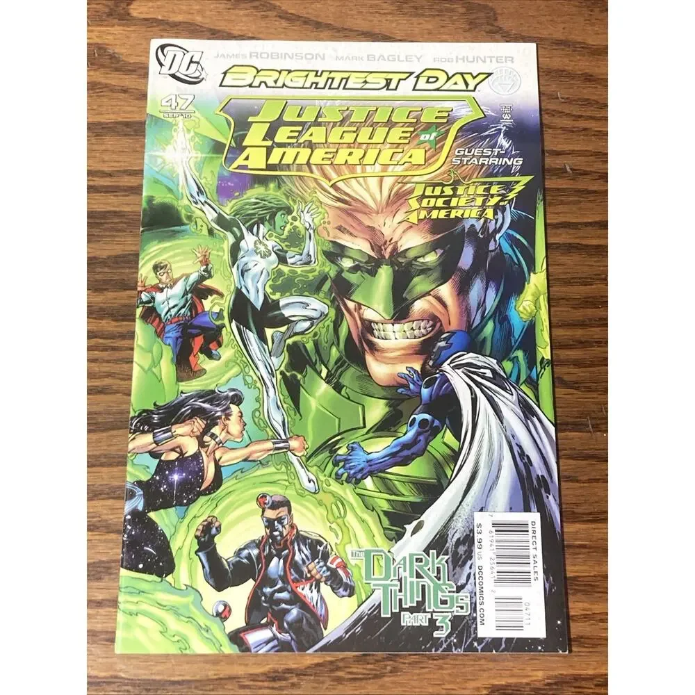 Justice League of America The Dark Things Part 3 #47 Sept 2010 DC Comics